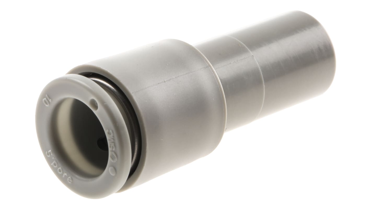 SMC KQ2 Series Straight Tube-to-Tube Adaptor, Push In 10 mm to Push In 12 mm, Tube-to-Tube Connection Style