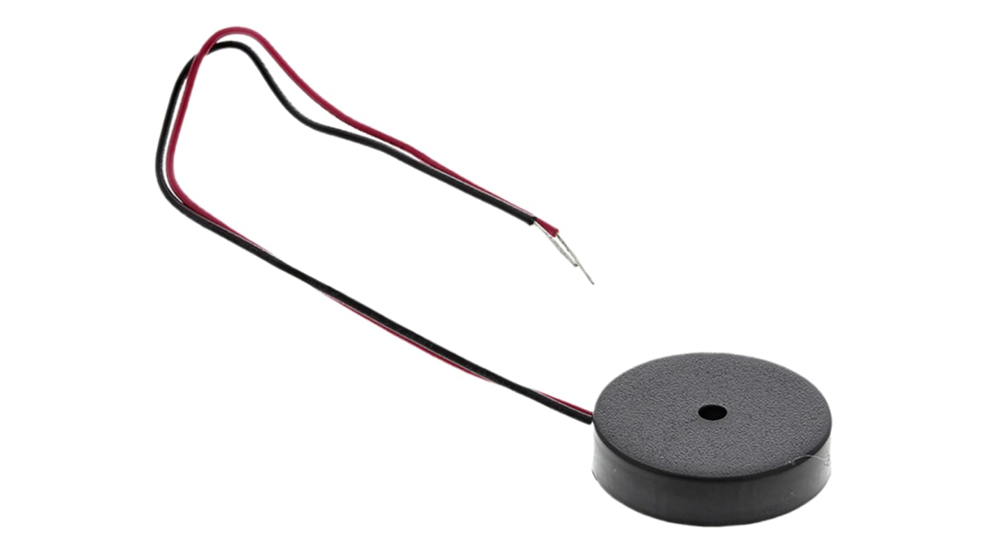 Cicalino piezo RS PRO, 30V, Ø 16.5mm, 80dB, tono Onda quadra, Montaggio a pannello