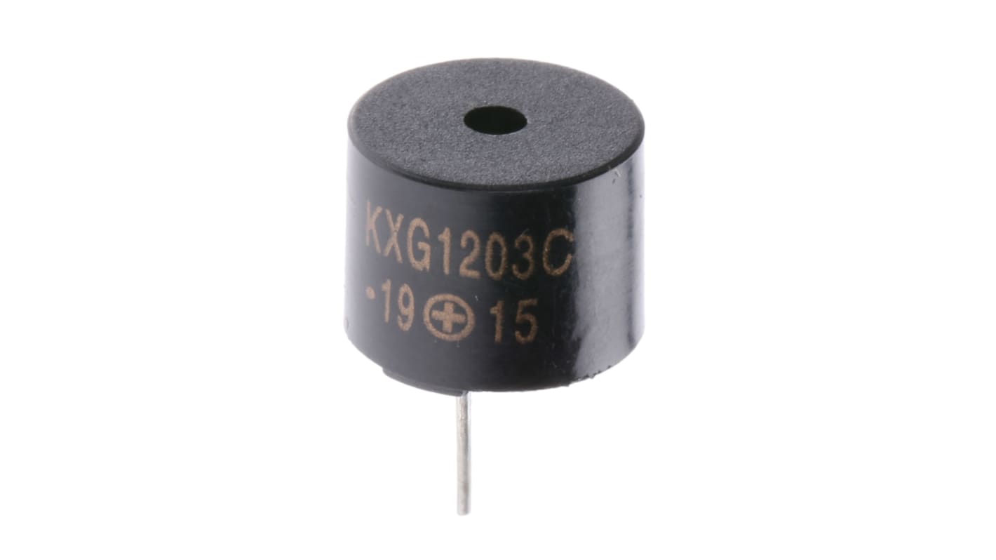 Kingstate Elektromagnetischer Summer Dauerton, 85dB, Durchsteckmontage, 2 → 5 V dc, 2V dc→5V dc, 1900 →