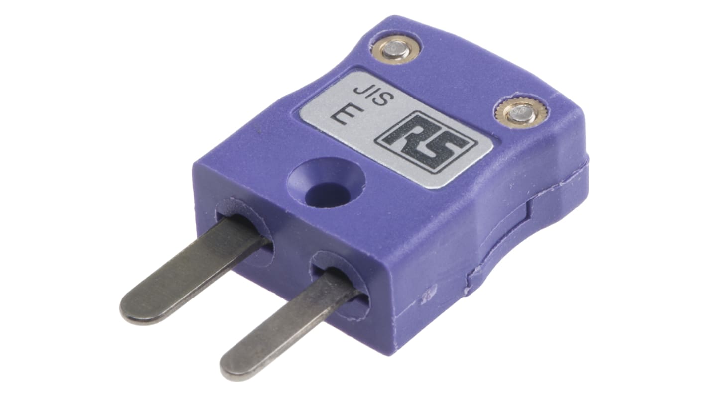 RS PRO In-Line Thermocouple Connector for Use with Type E Thermocouple, Miniature Size, JIS Standard