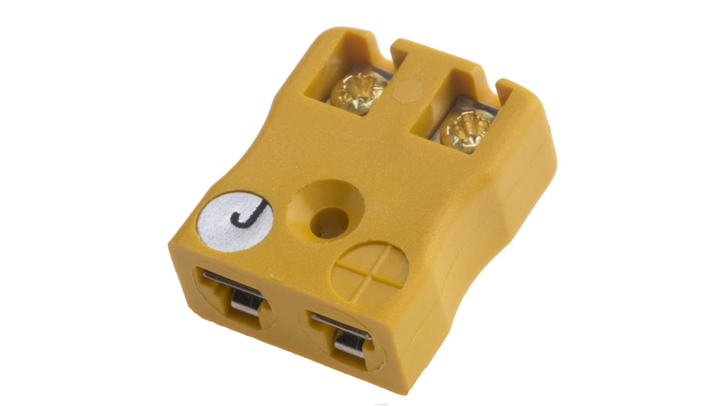 RS PRO, Miniature Miniature PCB Socket Connector for Use with Type J Thermocouple, 4mm Probe, JIS Standard