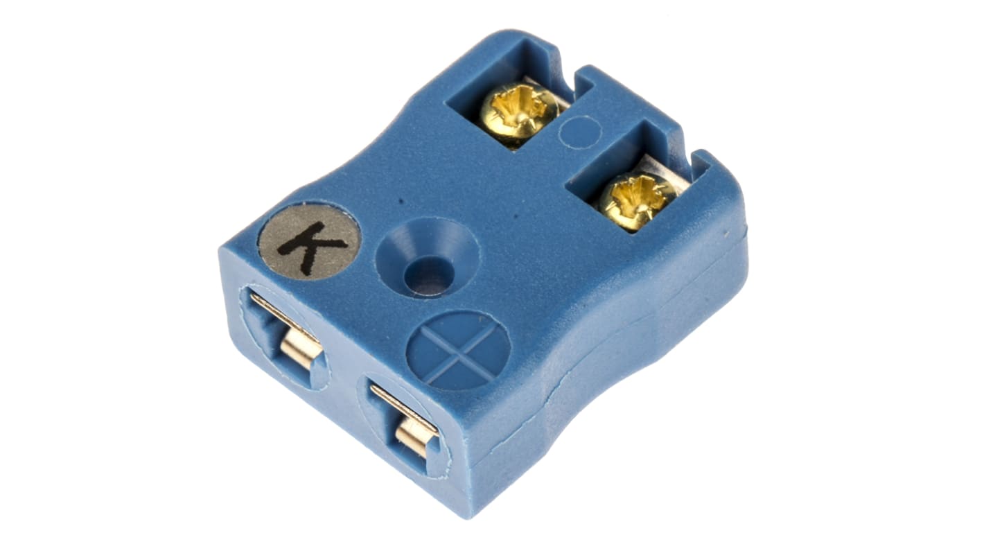 RS PRO, Miniature Miniature PCB Socket Connector for Use with Type K Thermocouple, 4mm Probe, JIS Standard