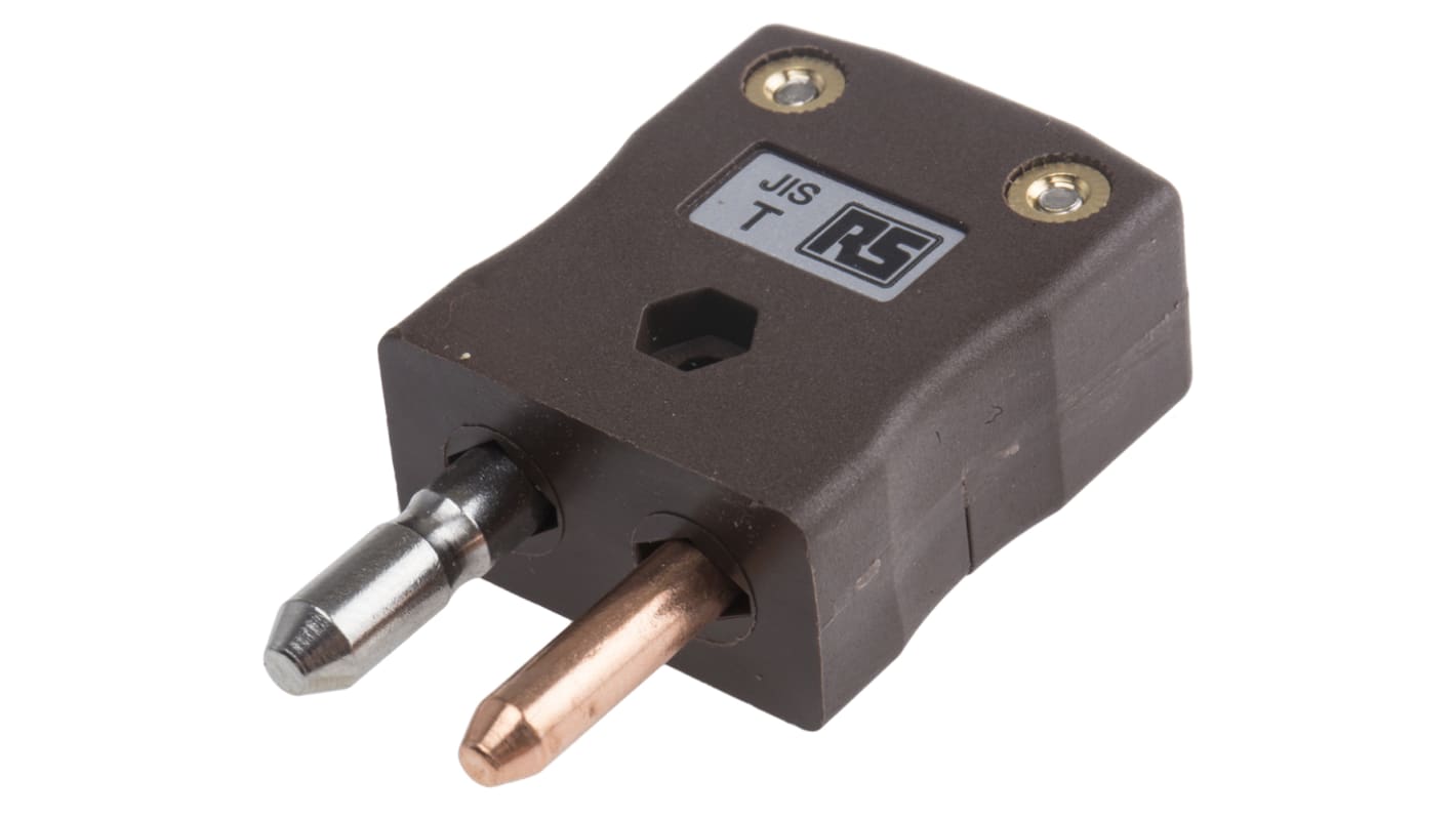 RS PRO In-Line Thermocouple Connector for Use with Type T Thermocouple, Standard Size, JIS Standard