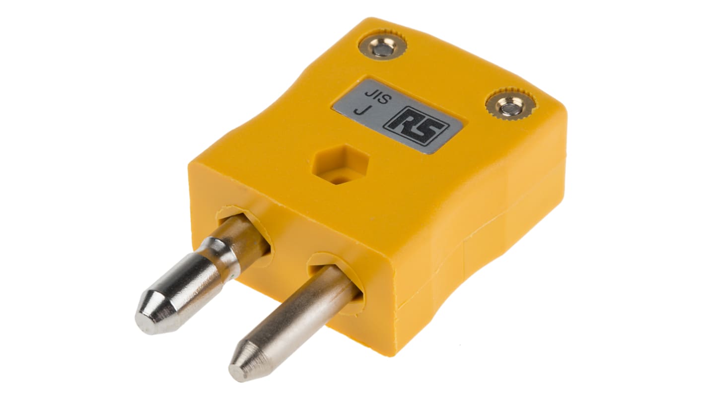 RS PRO Standardgröße Thermoelement-Steckverbinder Stecker für Thermoelement Typ J