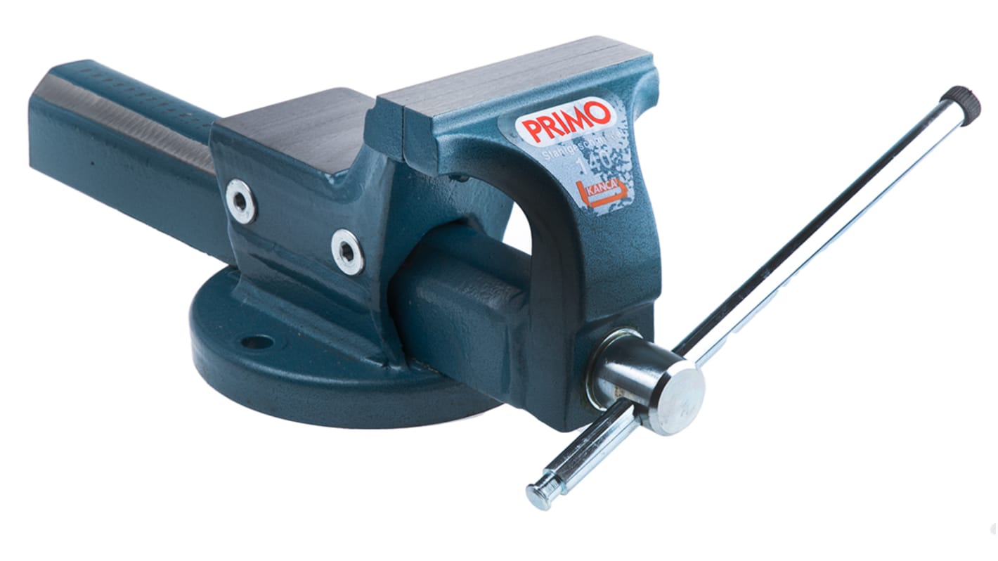 RS PRO Bench Vice x 98mm 140mm x 200mm, 16.5kg