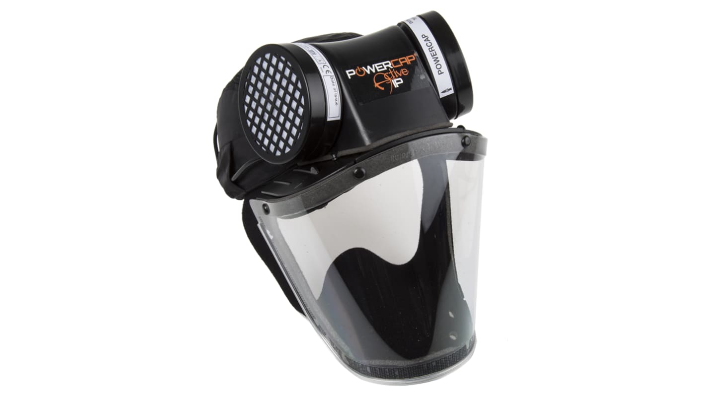 JSP PowerCap Active IP Series Powered Respirator, 2 Filters, Impact Protection