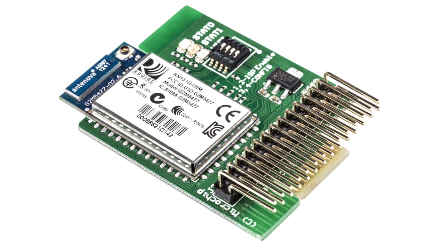 Strumento di sviluppo comunicazione e wireless Microchip PICtail, WiFi