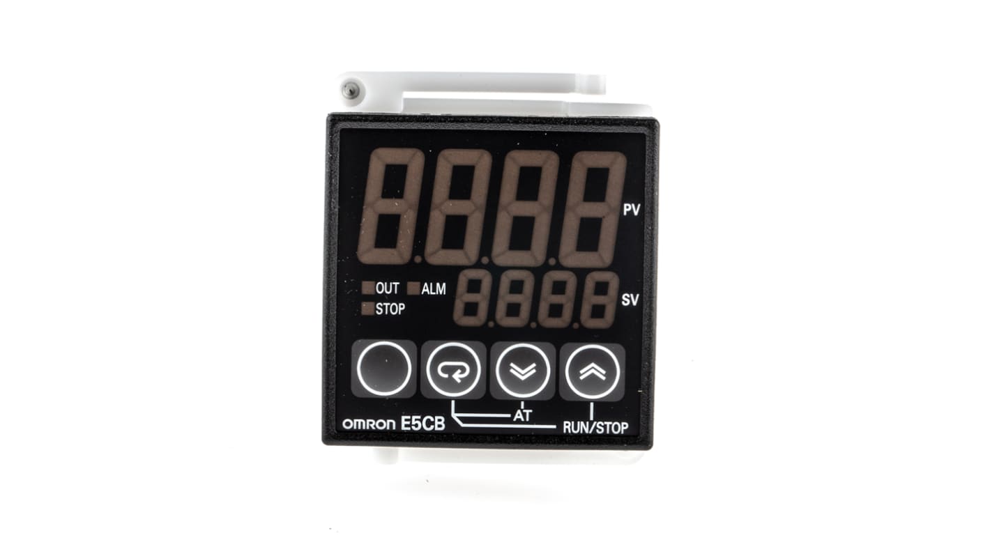 Controlador de temperatura PID Omron serie E5CB, 48 x 48mm, 100 → 240 V ac, 1 salida Relé