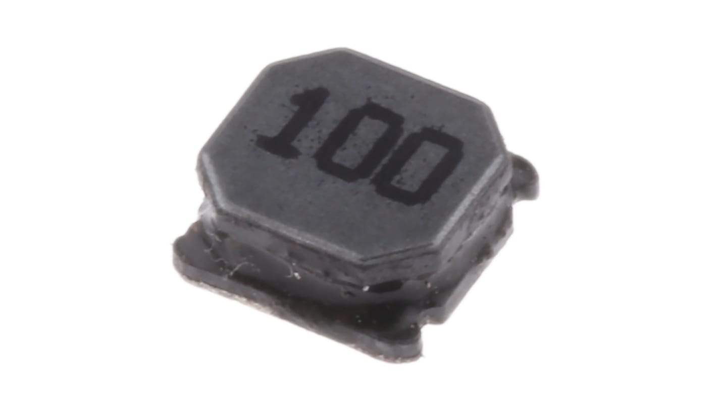 Bourns, SRN4018, 4018 Shielded Wire-wound SMD Inductor with a Ferrite Core, 10 μH ±20% Wire-Wound 1.3A rms Idc