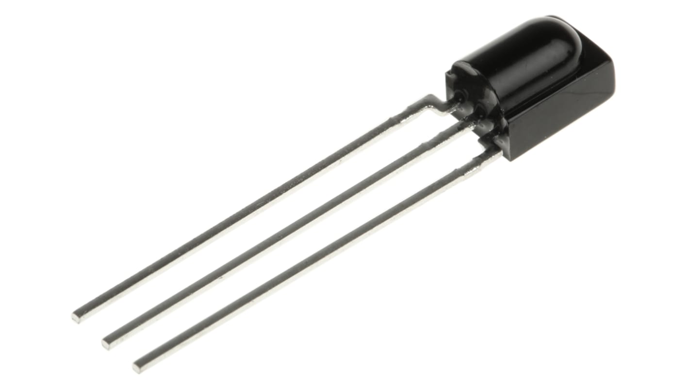 Vishay Infrarot-Empfänger 2,5 → 5,5 V 3- Pins 40kHz Fotodetektor, Vorverstärker, max. Bereich 5m ±45°