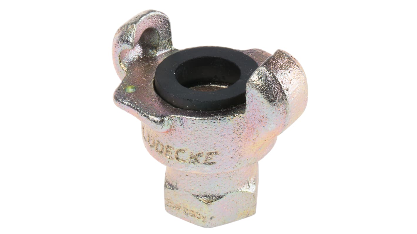 RS PRO Iron Female Pneumatic Quick Connect Coupling, NPT 1/2 Female Threaded