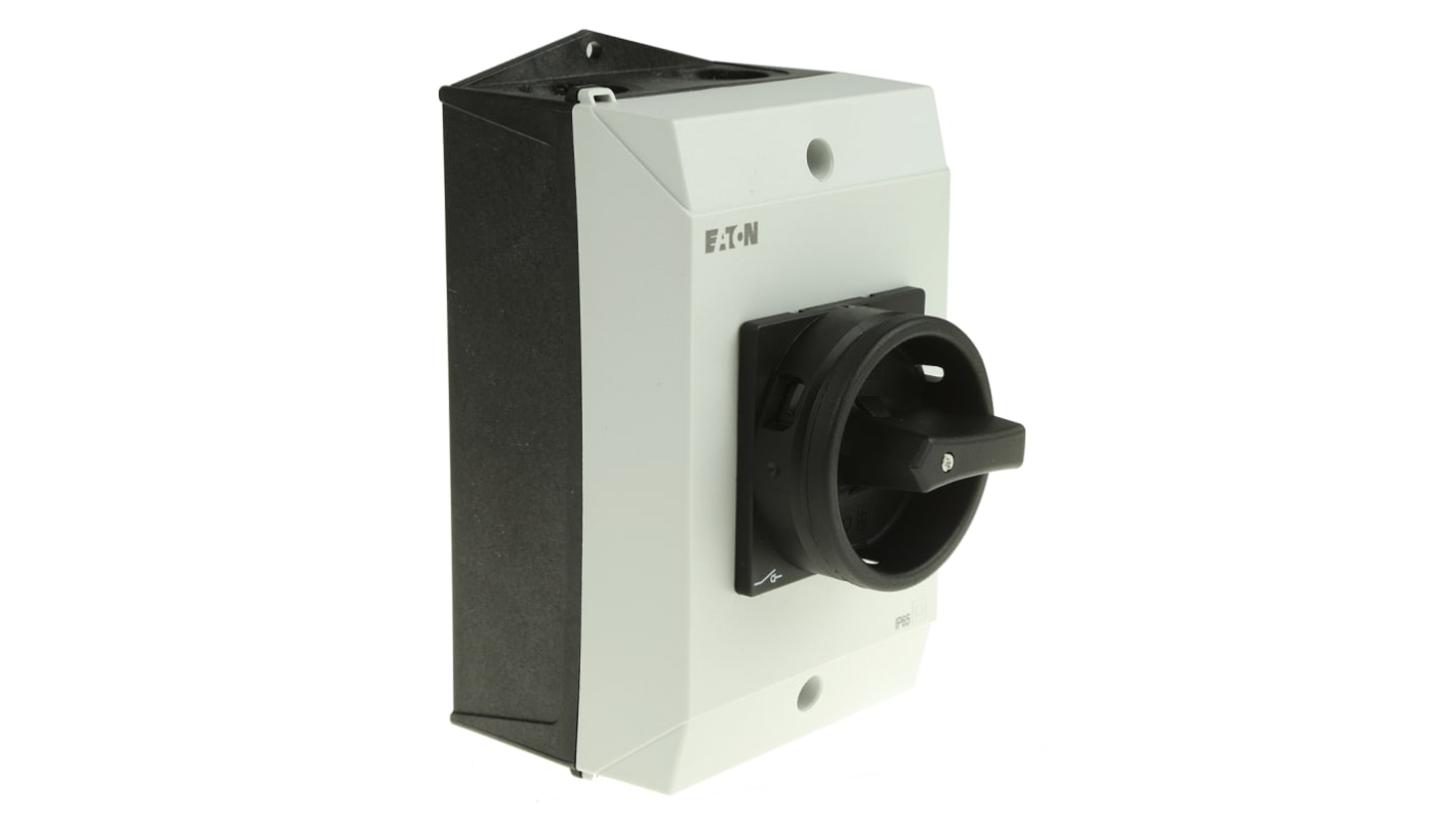 Eaton 3P Pole Isolator Switch - 25A Maximum Current, 11kW Power Rating, IP65