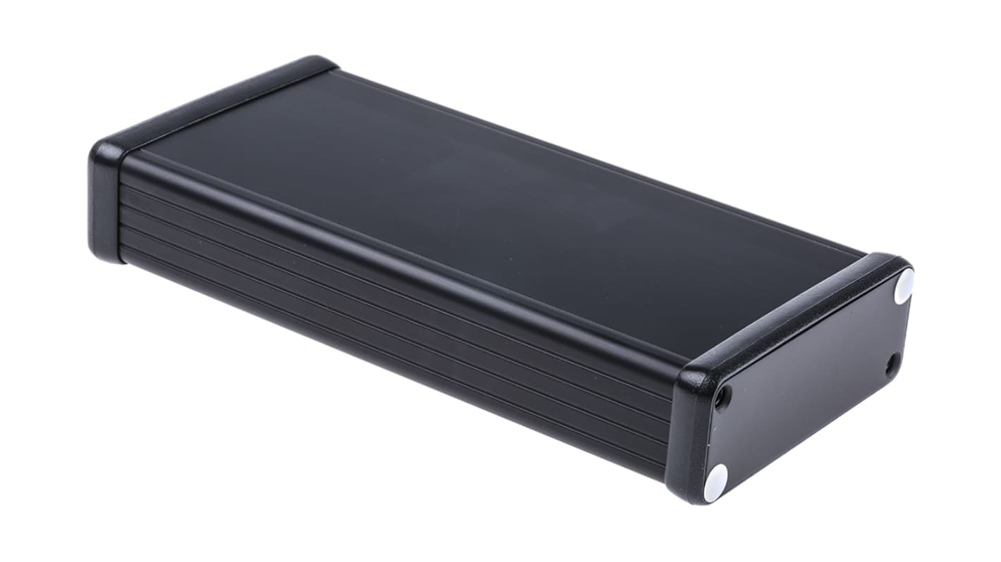 Caja Hammond de Aluminio Negro, 160 x 78 x 27mm, IP54