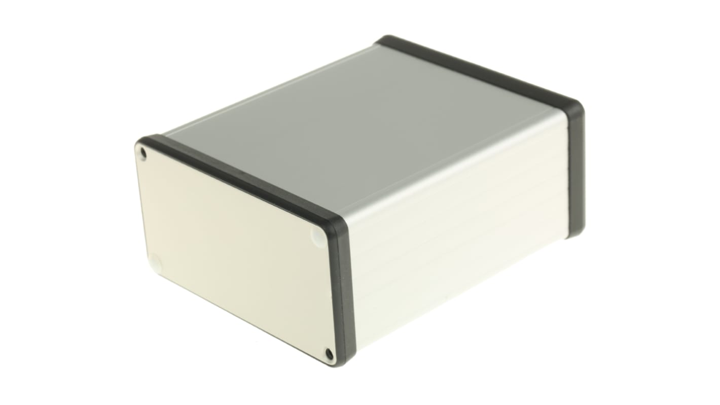 Caja Hammond de Aluminio Anodizado de plata, 120 x 103 x 53mm, IP54