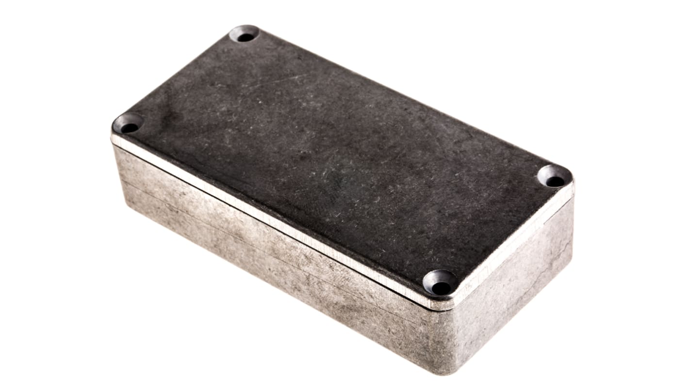 Hammond 1590 Series Natural Die Cast Aluminium Enclosure, IP54, Natural Lid, 100 x 50 x 25.5mm