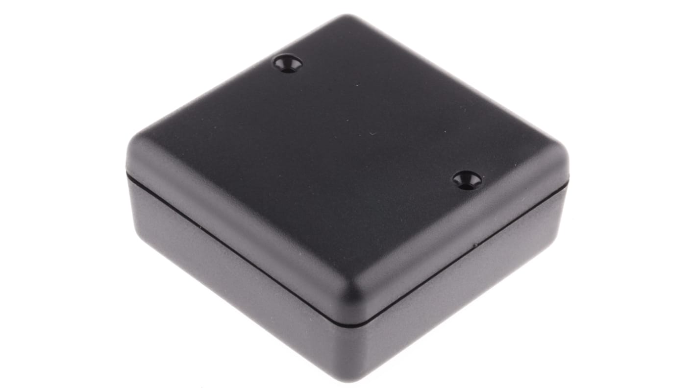 Caja Hammond de ABS Negro, , , 66 x 66 x 28mm, IP54