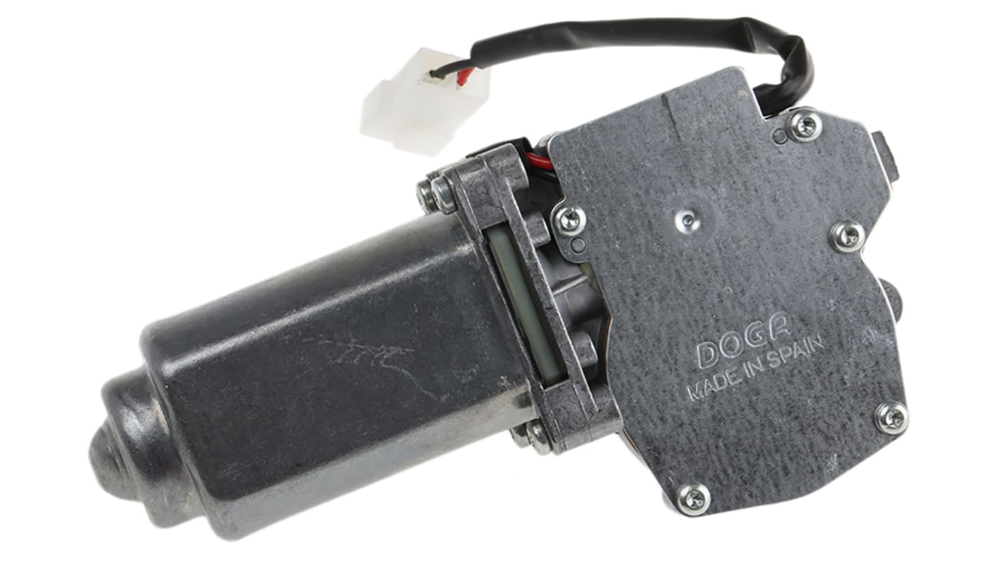 Motorreductor DC DOGA, 24 V dc, 65 rpm, par máx. 1.5 Nm, 10 Nm, Ø de eje 9mm