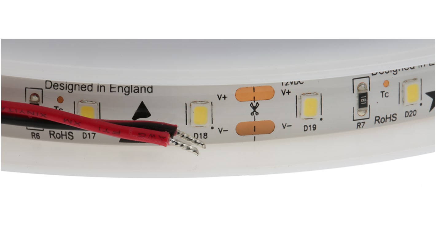 PowerLED LED-Streifen 6000K, Weiß, 5m x 10mm 12V dc 60LEDs/M IP65