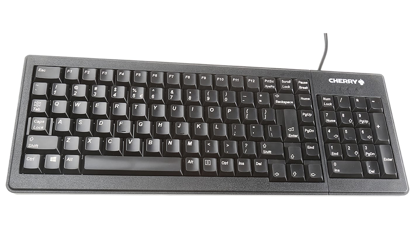 G84-5200LCMEU-2 | CHERRY Wired PS/2, USB Compact Keyboard, QWERTY (US ...