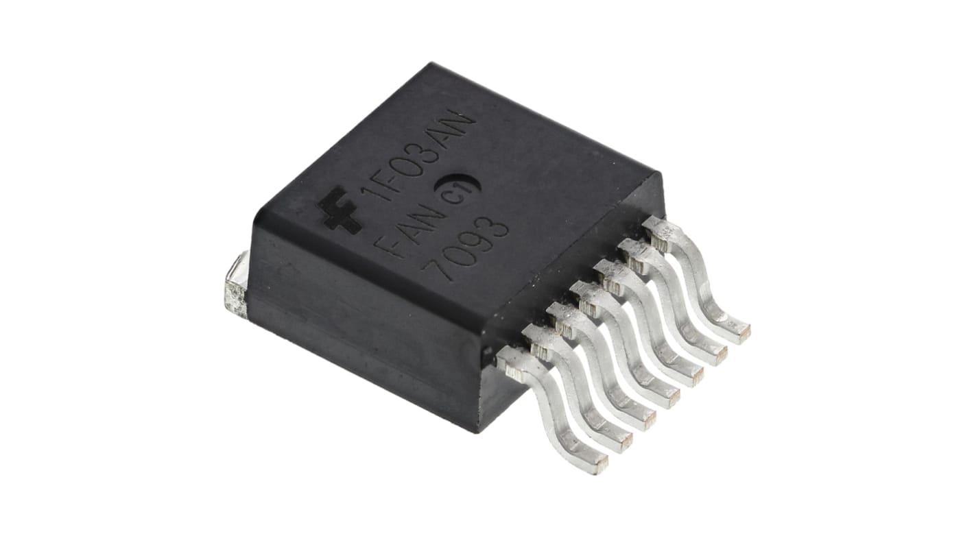 onsemi FAN7093_F085, MOSFET 2, 46 A, 18V 7-Pin, D2PAK (TO-263)
