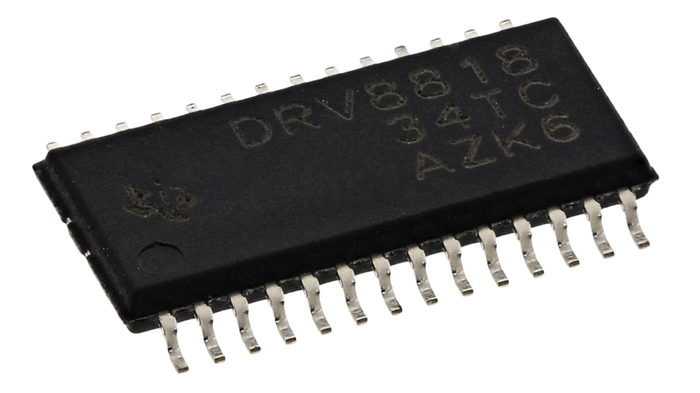 Texas Instruments Motor Driver IC DRV8818PWP, 1.75A, 50kHz, HTSSOP, 28-Pin, Schrittmotor, Bipolar