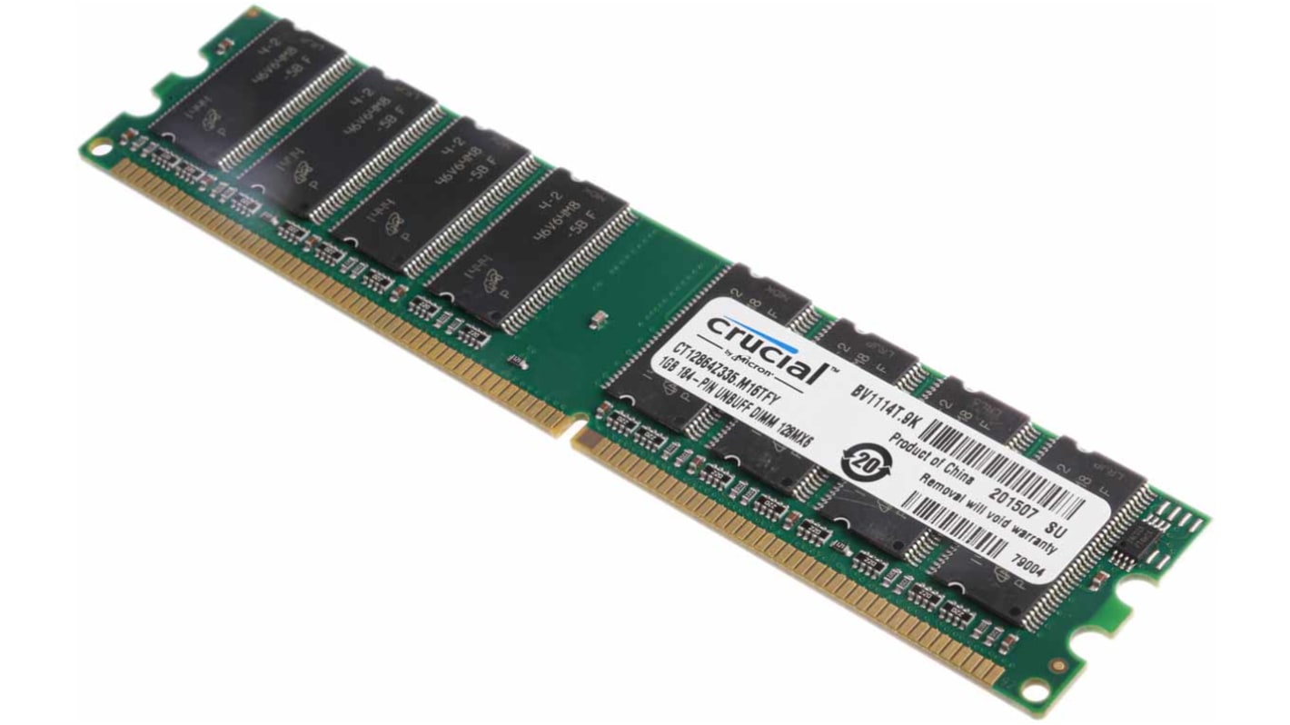 RAM (ランダムアクセスメモリ） Crucial 1 GB