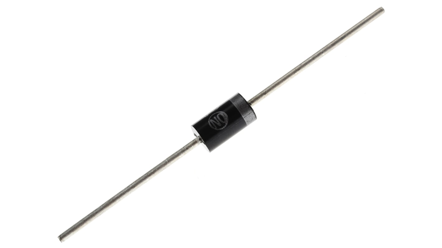 Diode traversante onsemi, 3A, 600V, DO-201AD