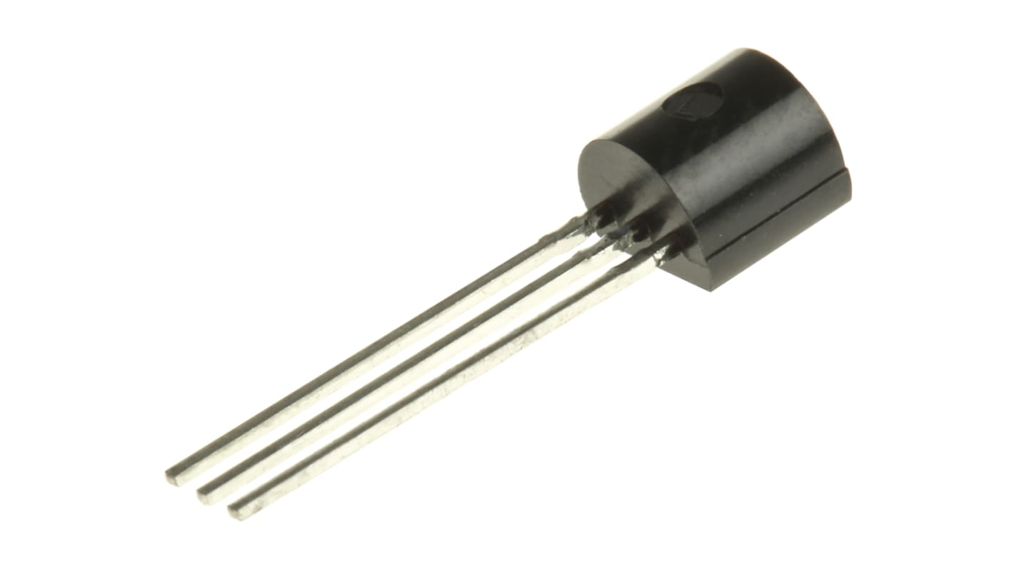 Transistor, NPN Simple, 500 mA, 80 V, TO-92, 3 broches