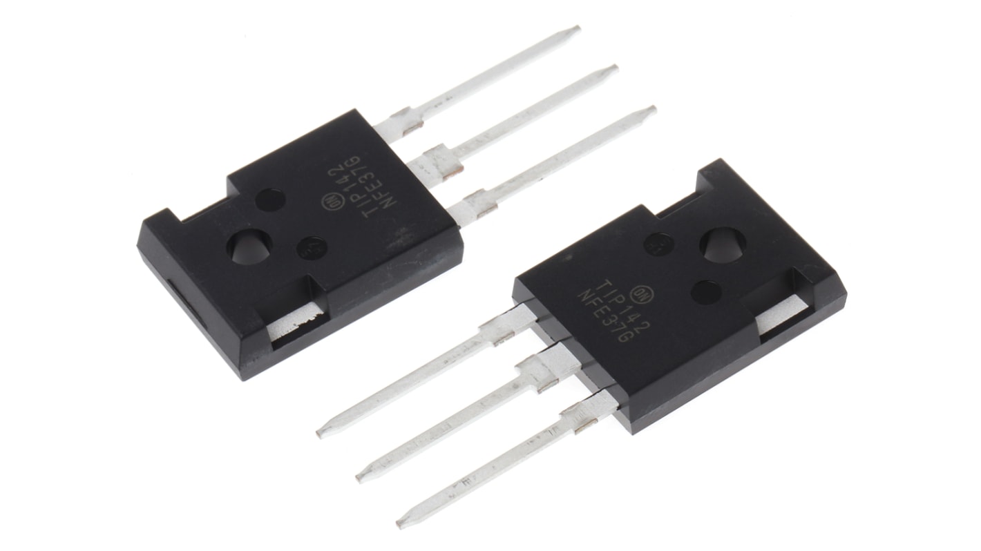 onsemi NPN Darlington-Transistor 100 V 10 A HFE:500, TO-247 3-Pin Einfach