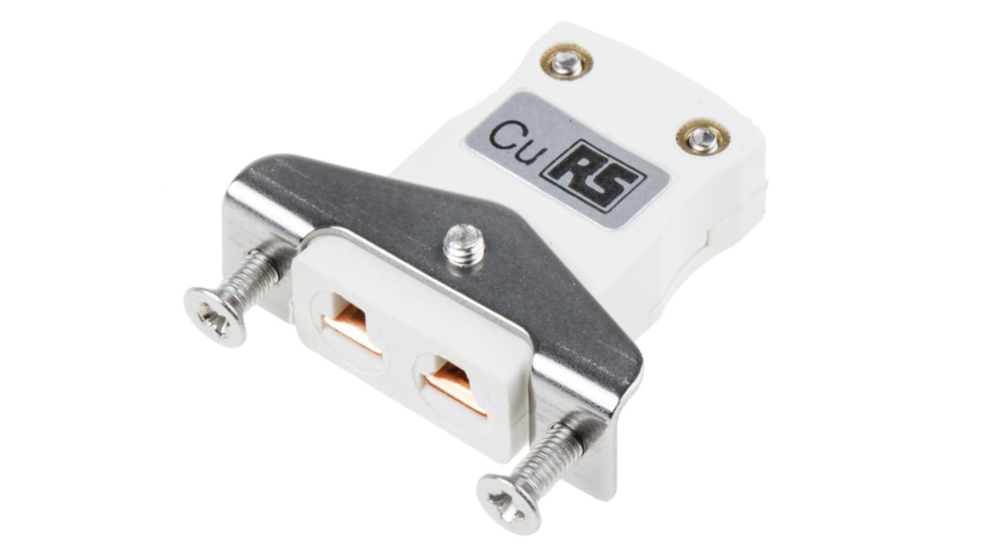 RS PRO Panel Mount Thermocouple Connector for Use with Type CU Thermocouple, Miniature Size, IEC Standard