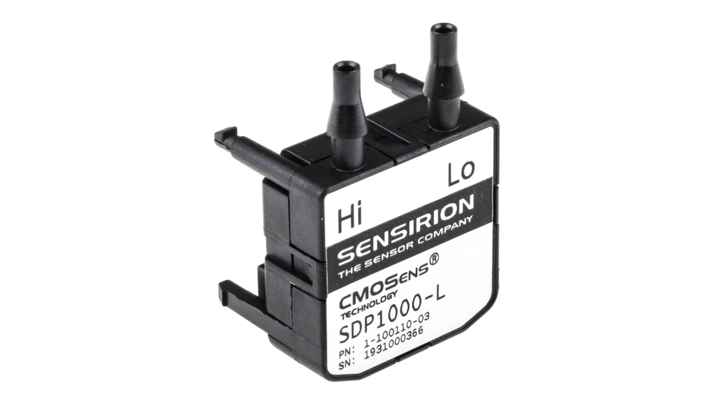 SDP1000L Sensirion SDP1000 Series Pressure Sensor, 20Pa Min, 500Pa Max, Analogue Output