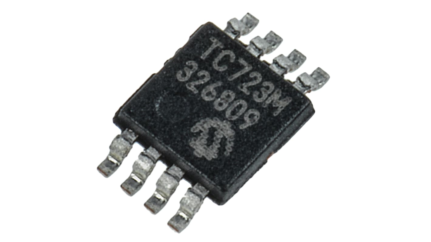 Microchip 温度センサ IC, ±5°C, SPI, 8-Pin MSOP