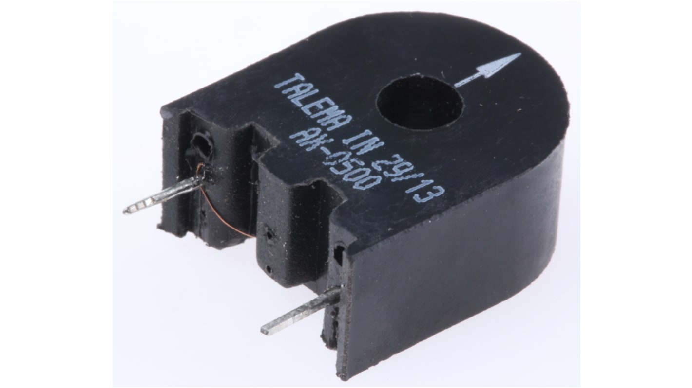 Transformador de corriente Nuvotem Talema AX, entrada 5A, ratio: 5:1, Ø int. 5mm, dim. 12,7 x 17 x 9,53 mm