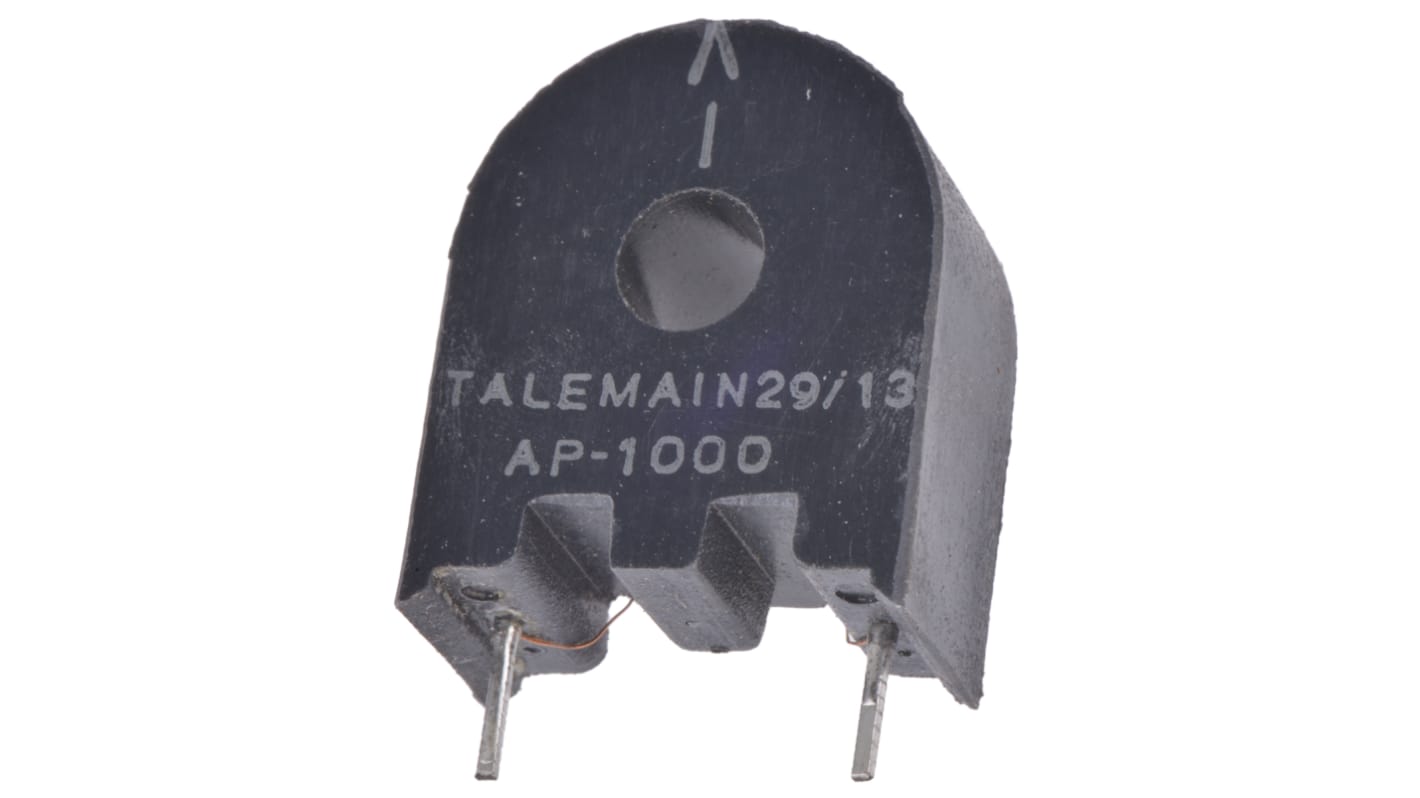 Transformador de corriente Nuvotem Talema AP-1, entrada 10A, ratio: 10:1, Ø int. 5mm, dim. 17,2 x 9,53 x 20,4 mm