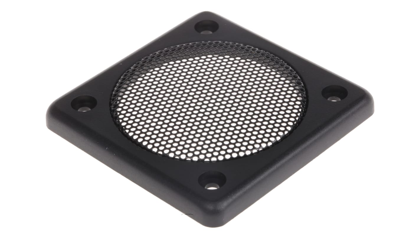 Grille pour haut-parleur Visaton de taille 6.5 cm/2.5 in, Noir, Carré