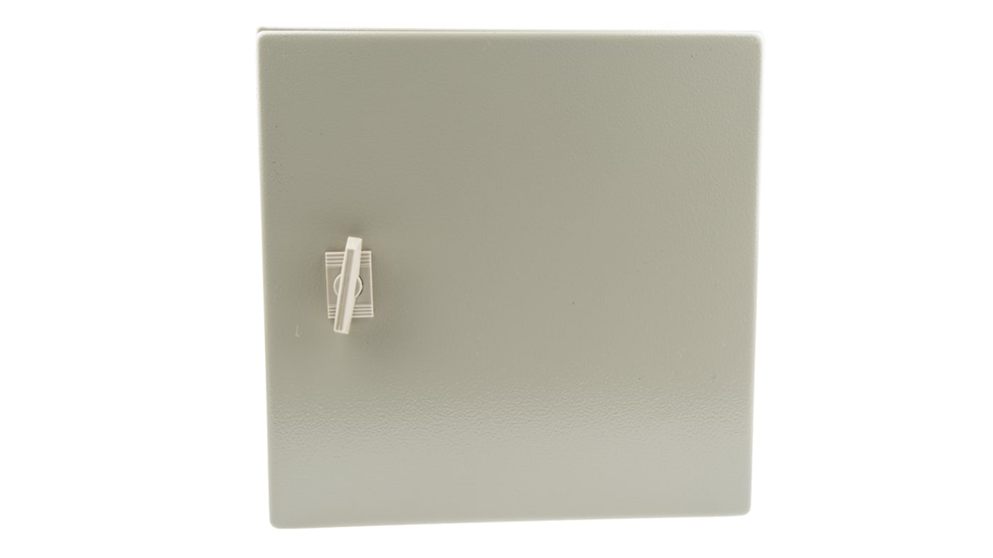 Caja de pared RS PRO de Acero RAL 7032, con placa de montaje, 300 x 300 x 150mm, IP66