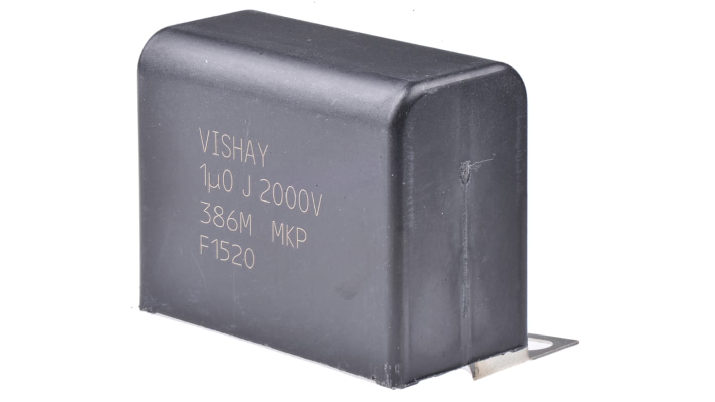 Condensador de película Vishay, 1μF, ±5%, 2kV dc