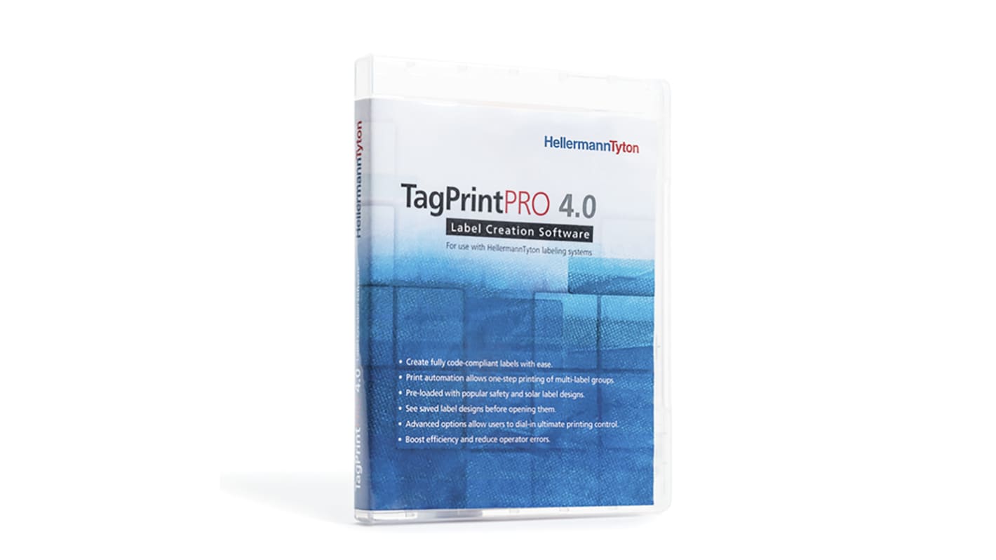 ソフトウェア HellermannTyton TagPrint 3.0 556-00059 TagPrintPro4.0-EMEA-PL-WH