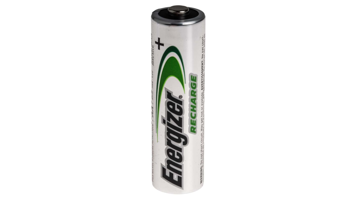 Energizer AA NiMH Rechargeable AA Batteries, 2.3Ah, 1.2V - Pack of 4