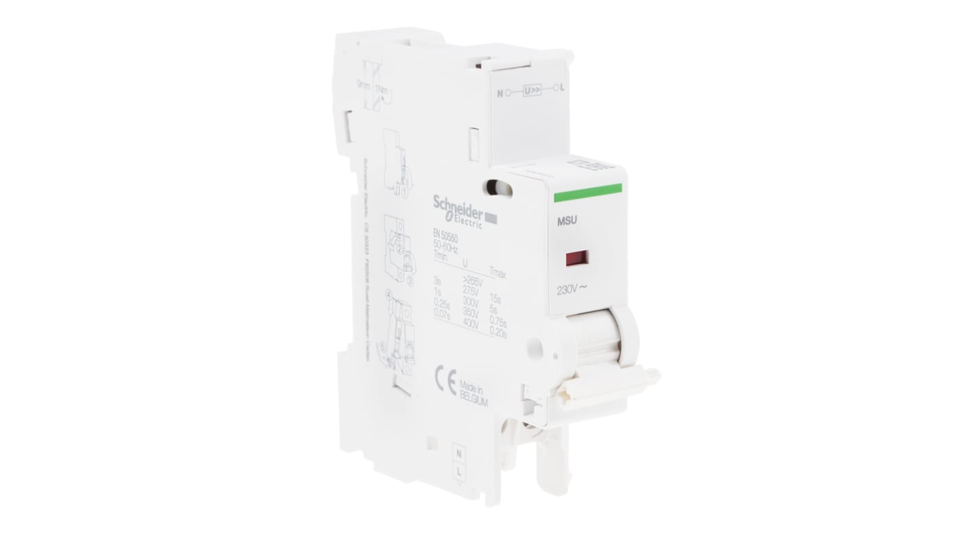 Schneider Electric Acti 9 MSU Geräteschutzschalter Überlastauslöser, für Serie Serie C120, Serie C60, ID