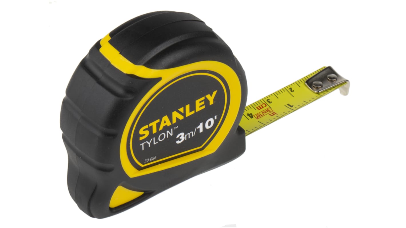 Stanley Tylon Maßband, L. 3m 13 mm metrisch/zöllig