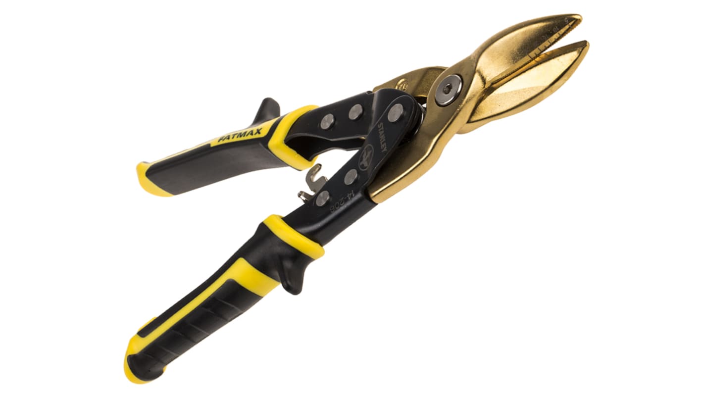 Stanley 312 mm Left, Right, Straight Compound Action Snips for Copper, Iron, Lead, Mild Steel