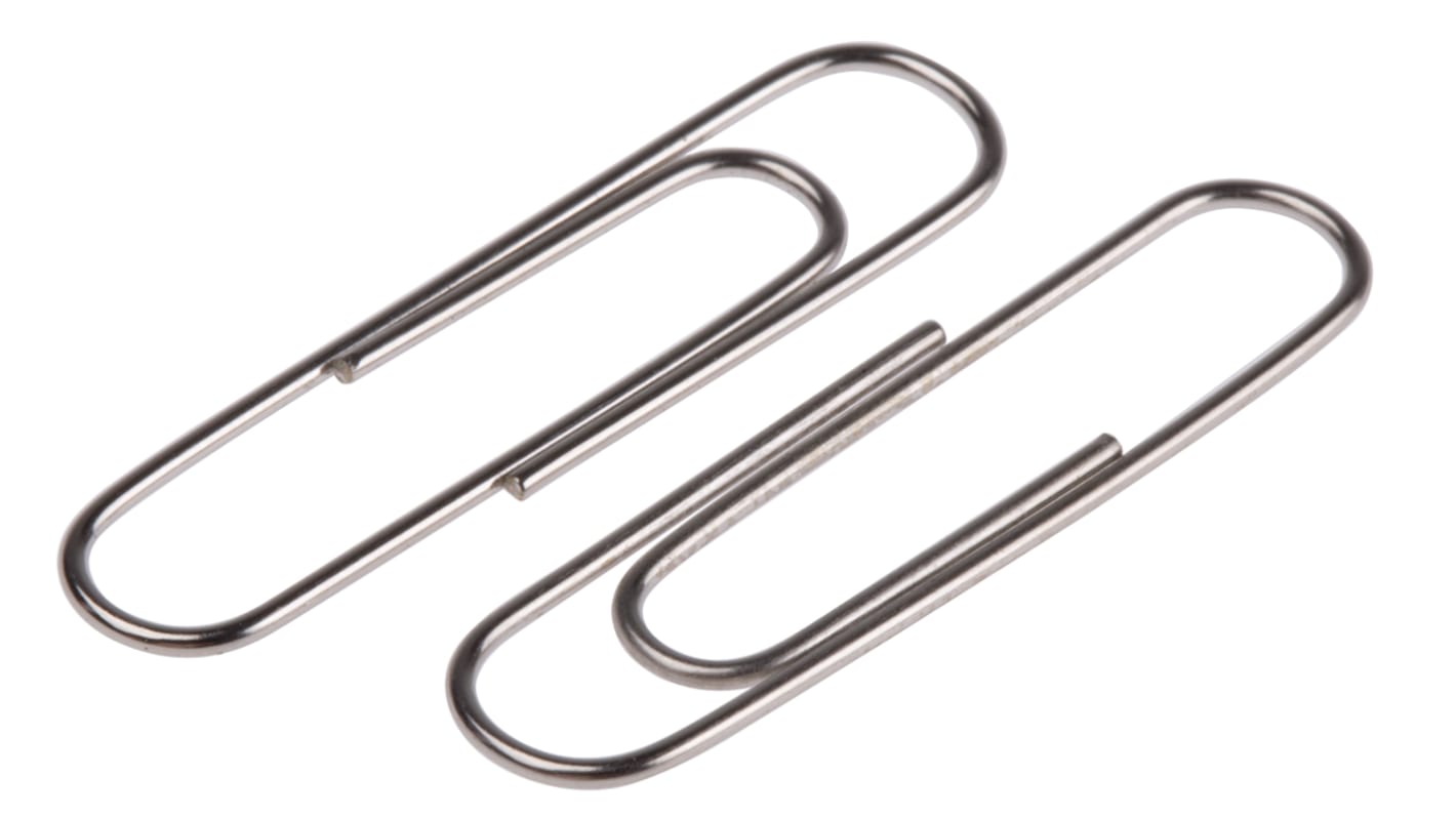 RS PRO Metal Paperclip x1000