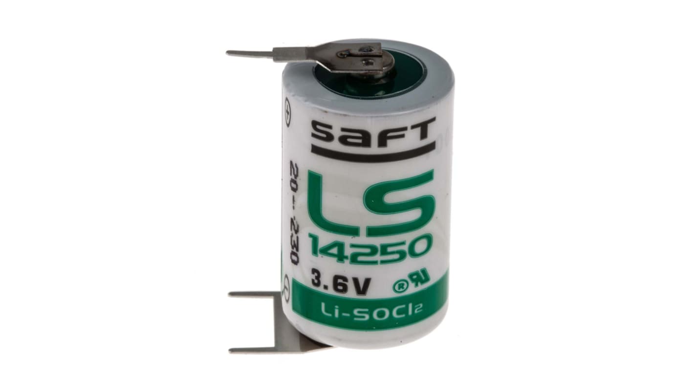 LS14250, Pile 1/2 AA, 3.6V, Saft, Lithium Thionyle Chloride, 1.2Ah