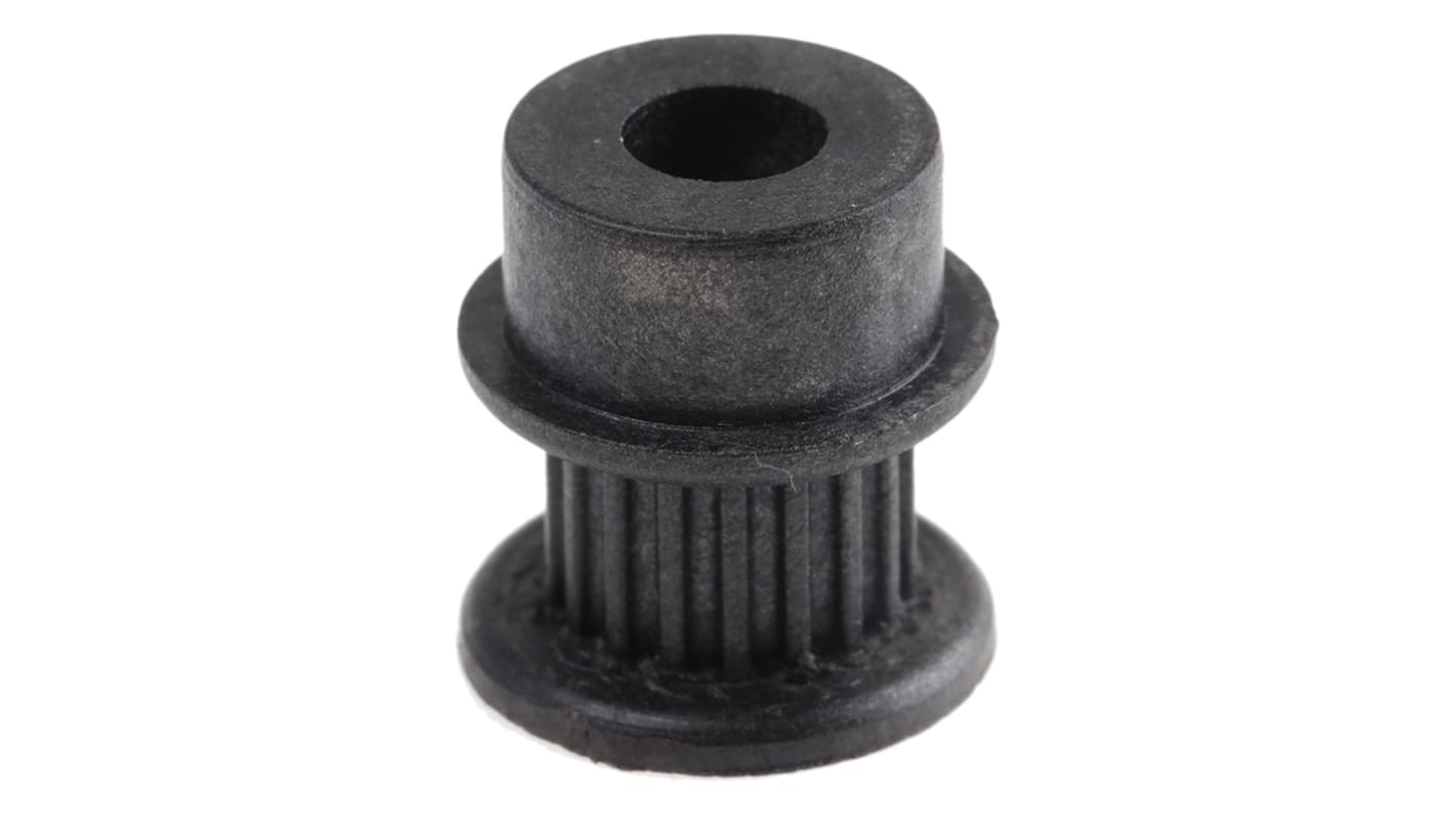 RS PRO GFK Zahnriemenscheibe für 6mm Riemen, 18 Zähne / Teilung 2mm, Bohrung 6mm