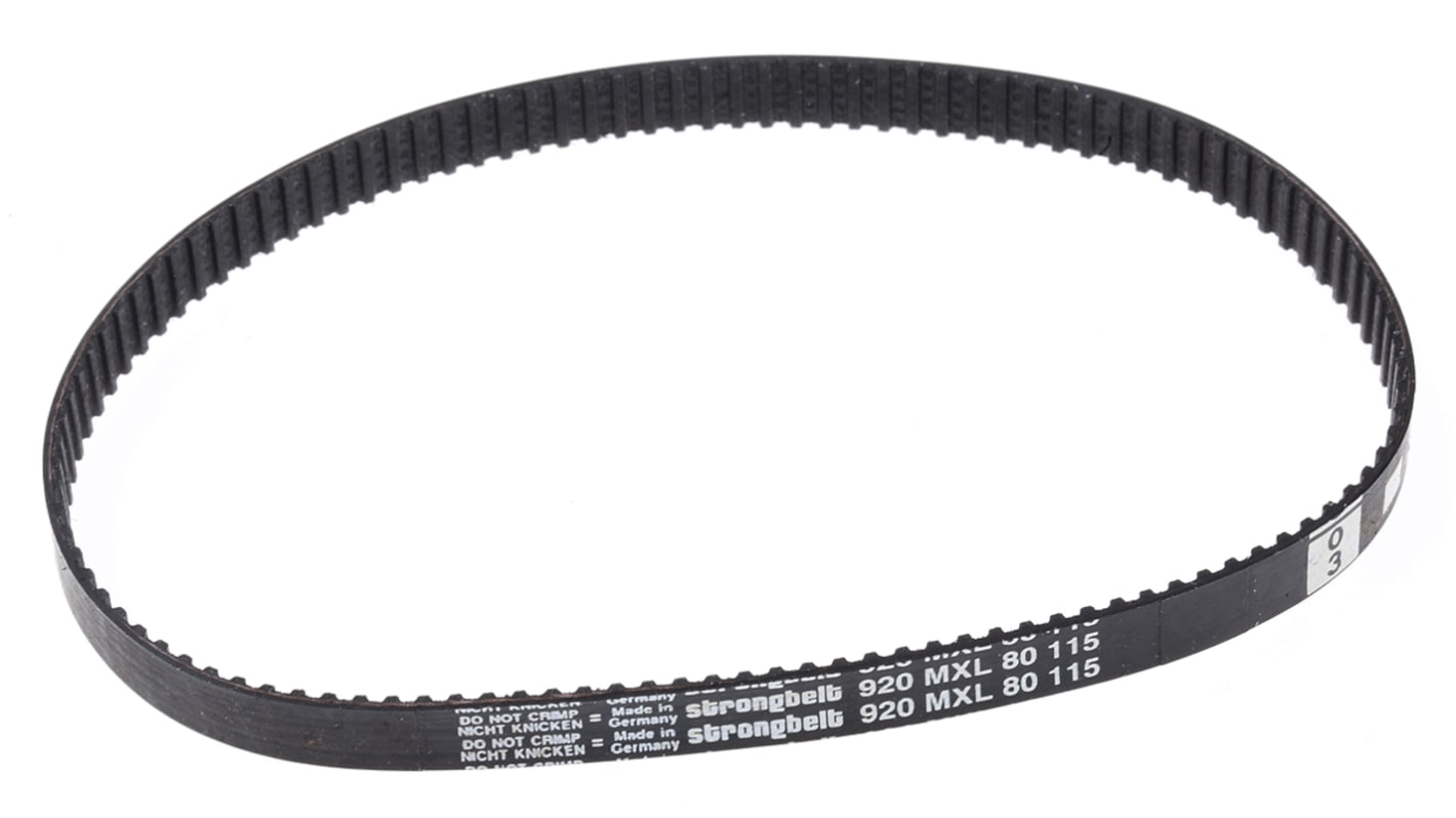 RS PRO, Timing Belt, 115 Teeth, 233.68mm, 6mm