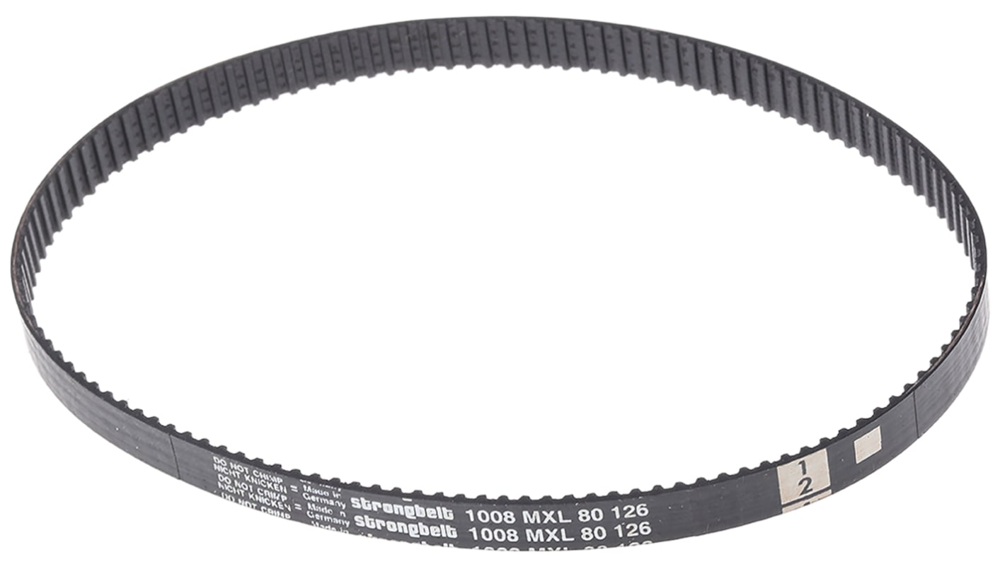 RS Pro, Timing Belt, 126 Tooth, 256.03mm Length X 6mm Width