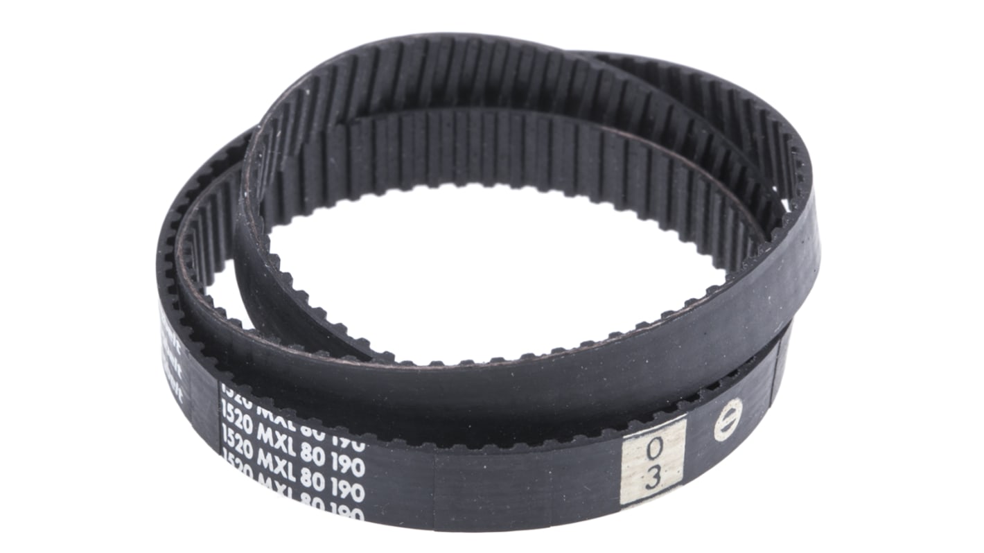 RS PRO Timing Belt, 190 Teeth, 386.08mm Length, 6mm Width RS