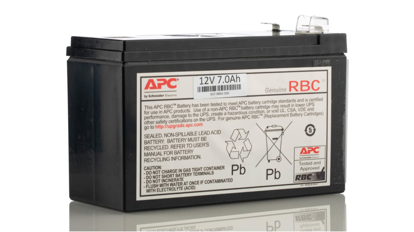 Cartucho de batería de recambio UPS APC RBC2 para usar con Smart-UPS, UPS