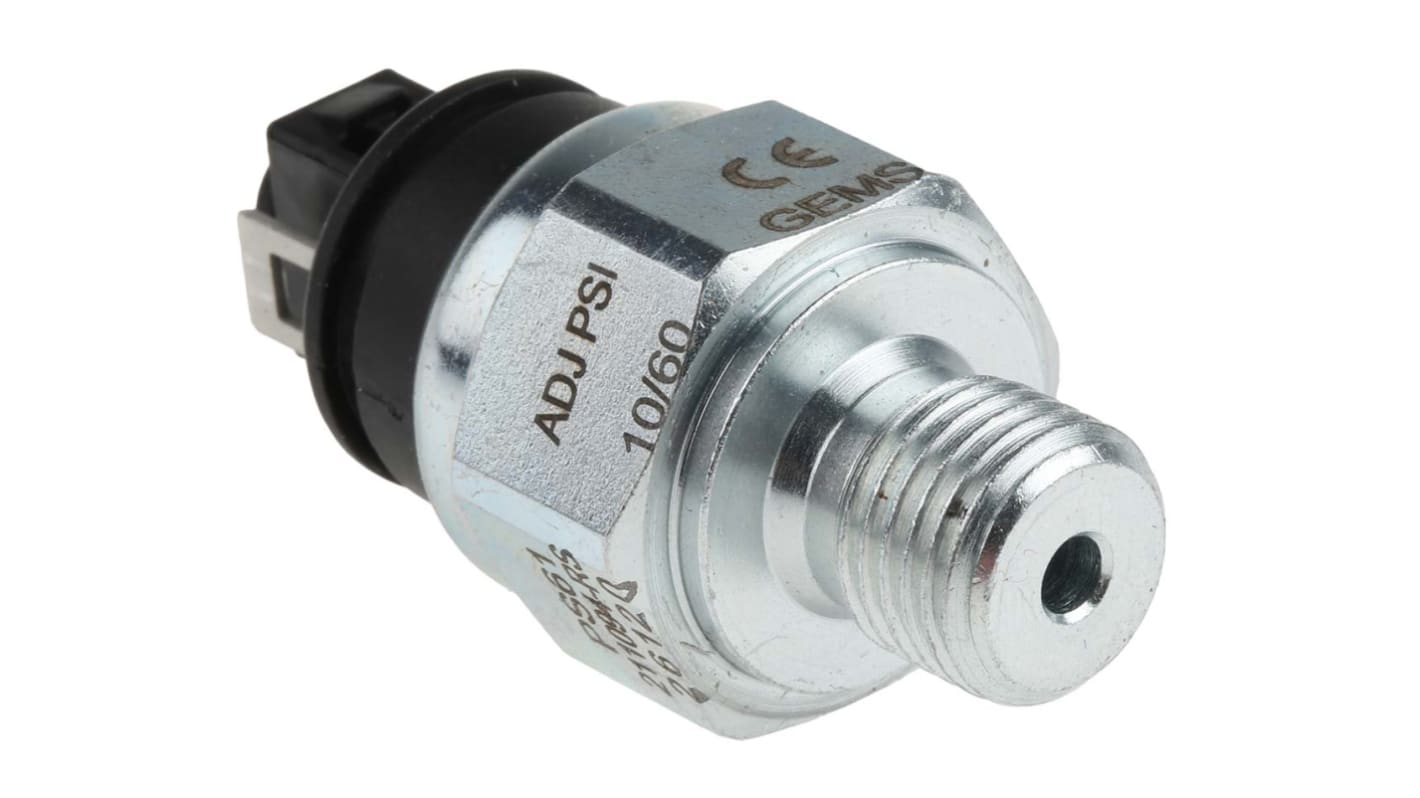 Interrupteur de pression Gems Sensors 60psi max, pour Hydraulique, G1/4